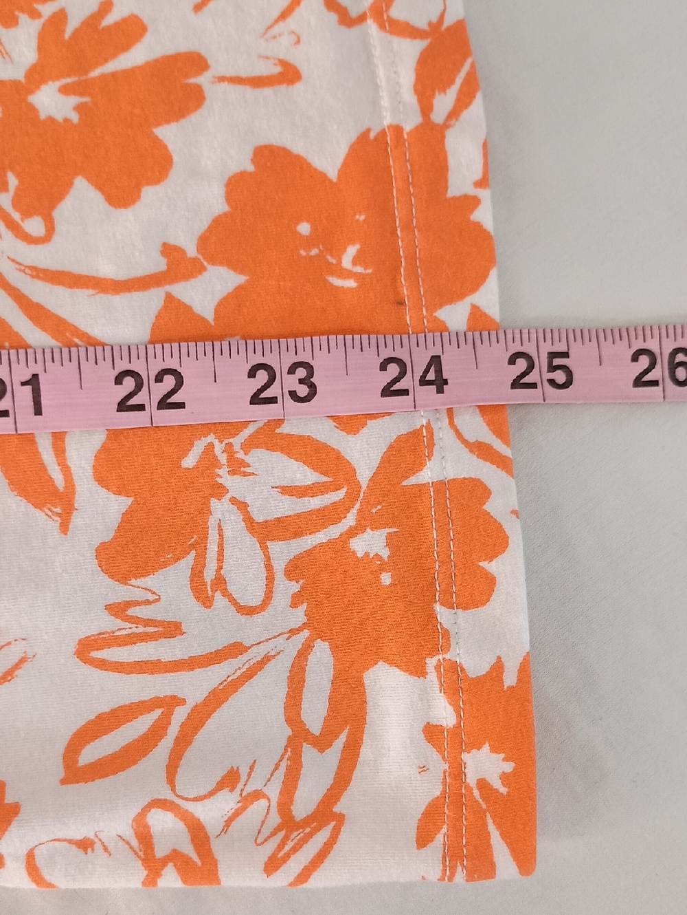 Women's Size Large 100% Cotton Floral Print Soft Lightweight Tennis Prep Resort - Picture 7 of 10